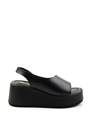 Siyah  Kadın Sandalet K05154100609