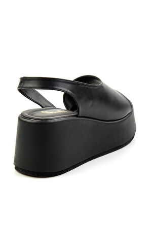 Siyah  Kadın Sandalet K05154100609