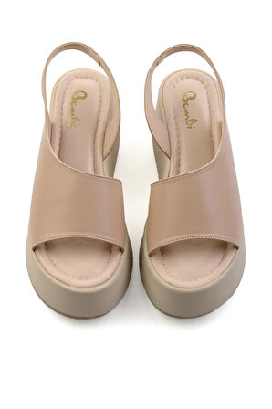 Bej  Kadın Sandalet K05154100609
