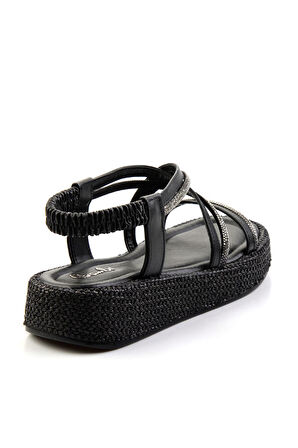 Siyah  Kadın Sandalet K05156022328