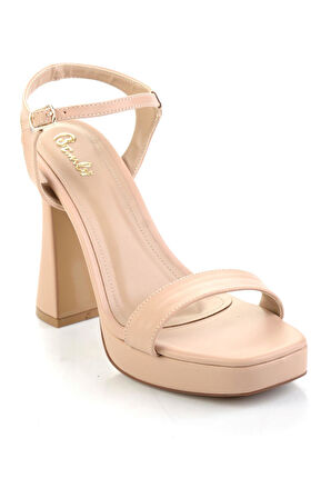 Nude  Kadın Klasik Topuklu Ayakkabı K05209555509