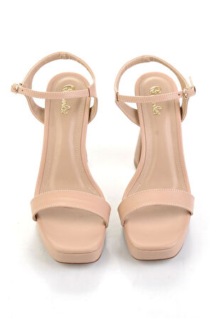 Nude  Kadın Klasik Topuklu Ayakkabı K05209555509