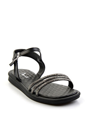 Siyah  Kadın Sandalet K05257011487