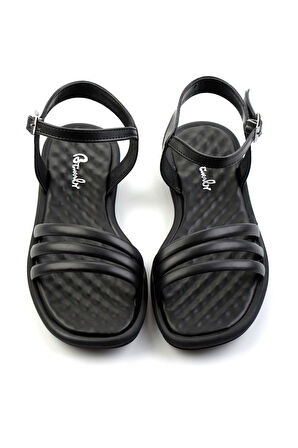 Siyah  Kadın Sandalet K05257011609