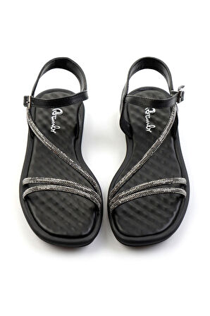 Siyah  Kadın Sandalet K05257011509