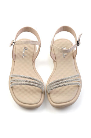 Bej  Kadın Sandalet K05257011487