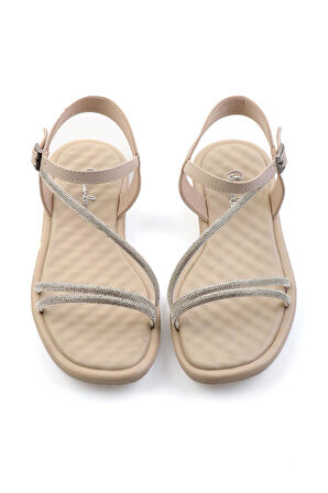 Bej  Kadın Sandalet K05257011509