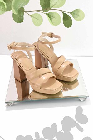 Bambi Nude  Kadın Klasik Topuklu Ayakkabi K05326065109