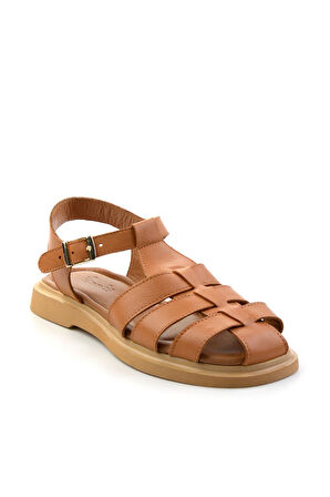 Taba Leather Kadın Sandalet K05359032303