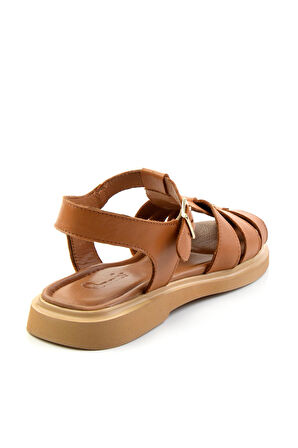 Taba Leather Kadın Sandalet K05359032303