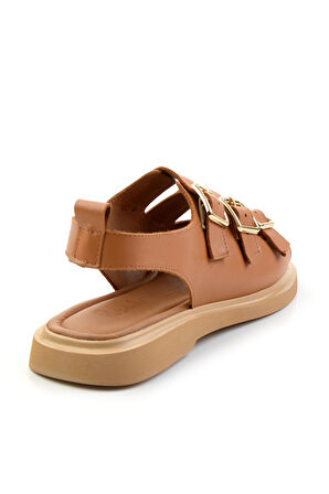 Taba Leather Kadın Sandalet K05359032403
