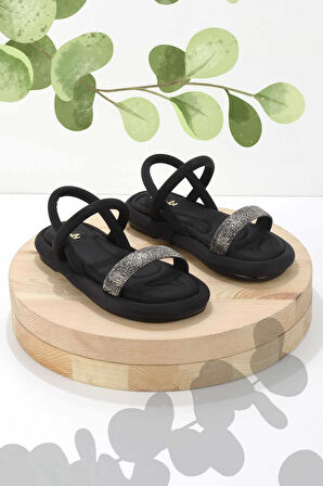 Siyah  Kadın Sandalet K05362028238