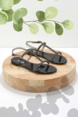 Siyah  Kadın Sandalet K05364076159