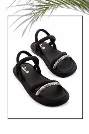 Siyah  Kadın Sandalet K05499028017