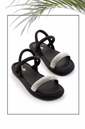 Siyah  Kadın Sandalet K05499028217