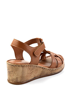 Taba Leather Kadın Sandalet K05552000503