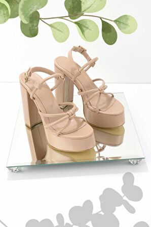 Bambi Nude  Kadın Klasik Topuklu Ayakkabi K05575031209