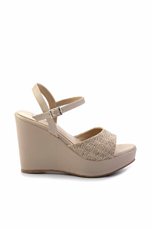 Bej  Kadın Sandalet K05575003010