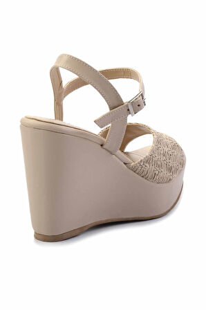 Bej  Kadın Sandalet K05575003010