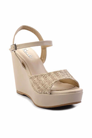 Bej  Kadın Sandalet K05575003010