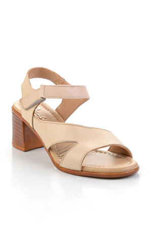 Ten Hakiki Deri Kadın Sandalet K05586222203