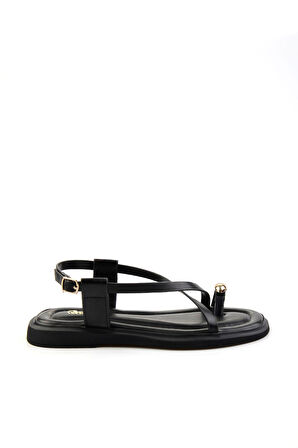 Siyah  Kadın Sandalet K05606036509