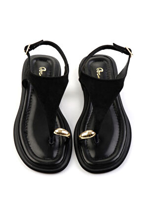 Siyah  Kadın Sandalet K05606036672