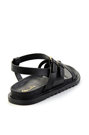 Siyah  Kadın Sandalet K05606036709