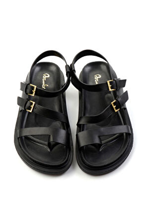 Siyah  Kadın Sandalet K05606036709