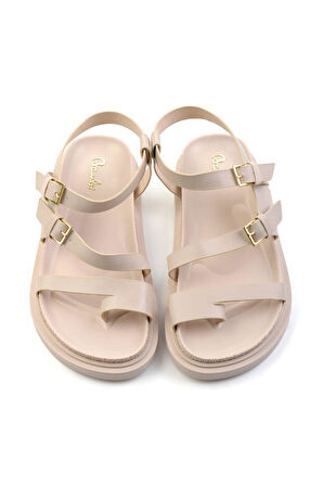 Bej  Kadın Sandalet K05606036709