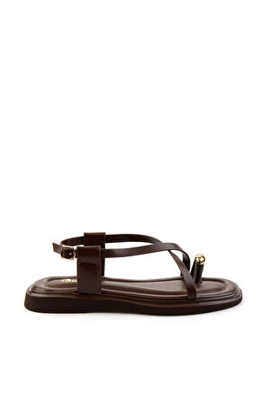 Kahve  Kadın Sandalet K05606036509