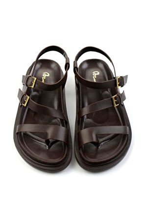 Kahve  Kadın Sandalet K05606036709