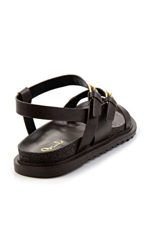 Kahve  Kadın Sandalet K05606036709