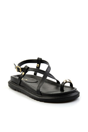 Siyah  Kadın Sandalet K05671880209