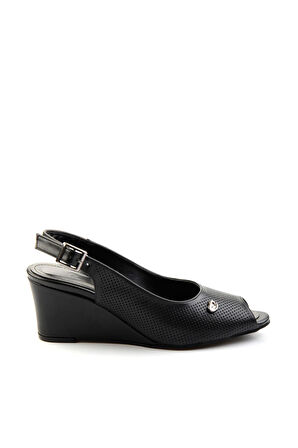 Siyah  Kadın Sandalet K05688015309