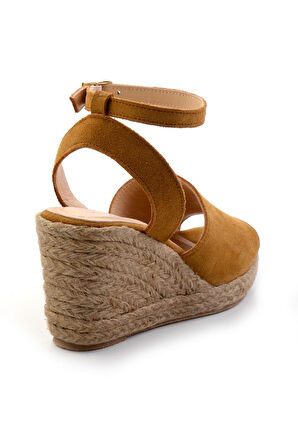 Taba Leather Kadın Sandalet K05718071101