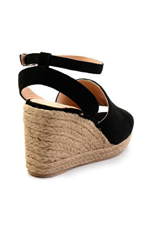 Siyah Leather Kadın Sandalet K05718071101