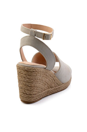 Bej Leather Kadın Sandalet K05718071101