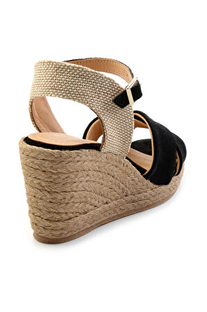 Siyah  Kadın Dolgu Topuklu Ayakkabı K05718070702