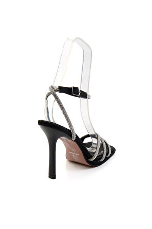 Mat Siyah  Kadın Abiye Ayakkabı K05726132638