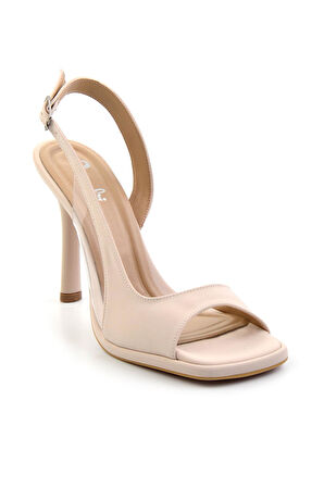 Mat Siyah  Kadın Klasik Topuklu Ayakkabı K05726412838