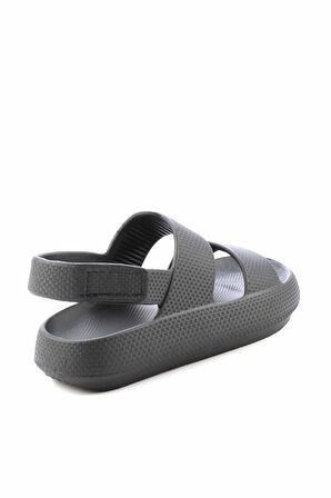 Bambi Siyah Jel  Kadın Sandalet K05740400059