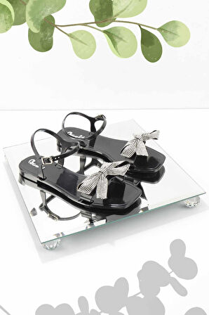 Siyah  Kadın Sandalet K05748550359