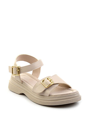 Bej  Kadın Sandalet K05761055109