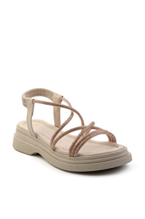 Bej  Kadın Sandalet K05761055009