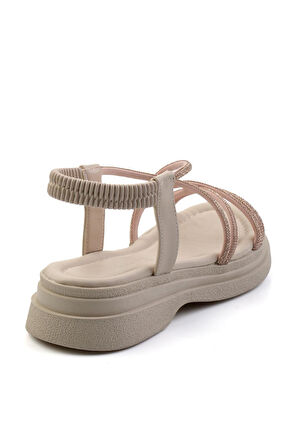 Bej  Kadın Sandalet K05761055009