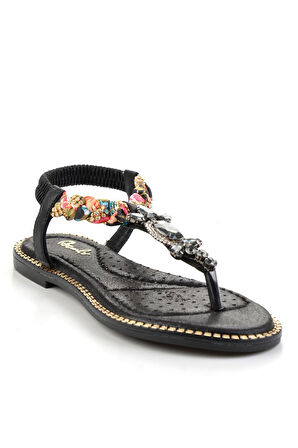 Siyah  Kadın Sandalet K05823120487