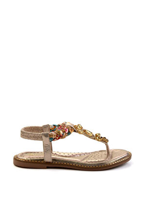 Altın  Kadın Sandalet K05823120487