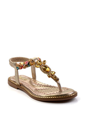 Altın  Kadın Sandalet K05823120487