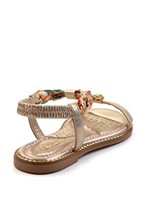 Altın  Kadın Sandalet K05823120587